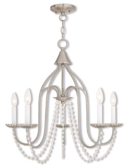 3 Light Bronze Ceiling Light fixture with Clear Beveled Glass Shade-Lighting LumensChandeliers