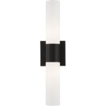 10102-04 2 Light Black ADA Vanity Sconce-Lighting LumensWall Sconces