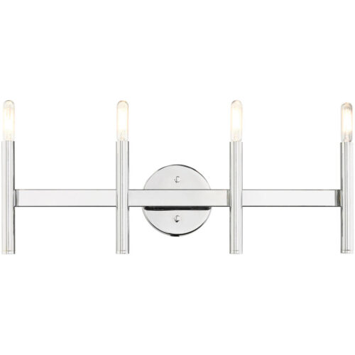 10344-05 4 Light Polished Chrome ADA Vanity Sconce-Lighting LumensWall Sconces