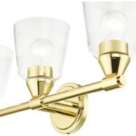 16783-02 3 Light Polished Brass Vanity Sconce-Lighting LumensWall Sconces