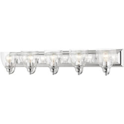 17075-05 5 Light Polished Chrome Vanity Sconce-Lighting LumensWall Sconces