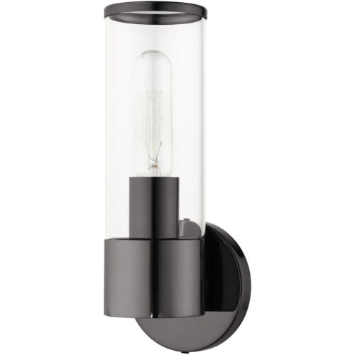 17281-46 1 Light Black Chrome ADA Single Sconce-Lighting LumensWall Sconces