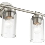 18085-91 5 Light Brushed Nickel Large Vanity Sconce-Lighting LumensWall Sconces