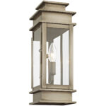 5.5 inch 1 Light VPW Outdoor Wall Lantern with Clear Glass Shade-Lighting LumensLantern