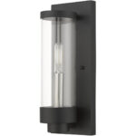 20721-14 1 Light Textured Black Outdoor ADA Wall Lantern-Lighting LumensLantern