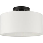 41097-04 1 Light Black Semi Flush-Lighting LumensSemi Flush