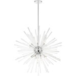 41260-05 16 Light Polished Chrome Foyer Pendant Chandelier-Lighting LumensChandeliers