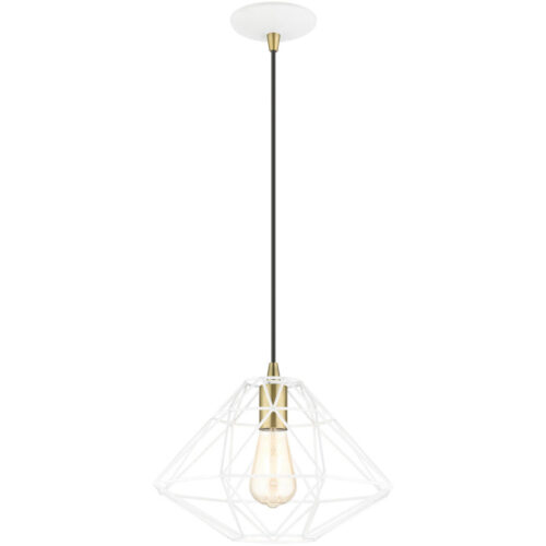 41323-03_03 41323-03 1 Light White Pendant-Lighting LumensPendant Lights