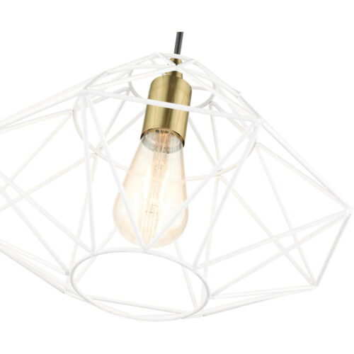 41323-03_05 41323-03 1 Light White Pendant-Lighting LumensPendant Lights