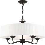 41775-04 5 Light Black Pendant Chandelier-Lighting LumensChandeliers