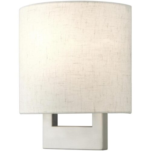 42420-91 1 Light Brushed Nickel Petite ADA Sconce-Lighting LumensWall Sconces