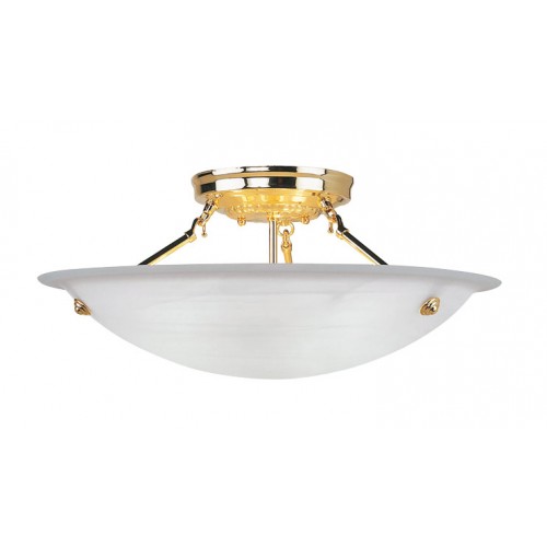 4274-02-500x500 3 Light Polished Brass Ceiling Light fixture with White Alabaster Glass Shade-Lighting LumensFlush Mount Ceiling Lights