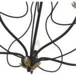 42905-04_05 42905-04 5 Light Black Chandelier-Lighting LumensChandeliers