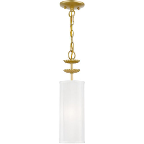 42981-33 1 Light Soft Gold Mini Pendant-Lighting LumensPendant Lights