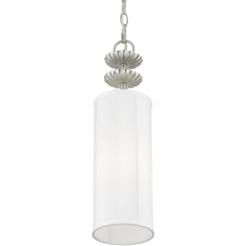 42981-91_05 42981-91 1 Light Brushed Nickel Mini Pendant-Lighting LumensPendant Lights