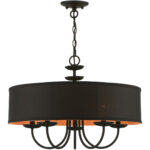 45125-04_01 45125-04 5 Light Black Pendant Chandelier-Lighting LumensChandeliers