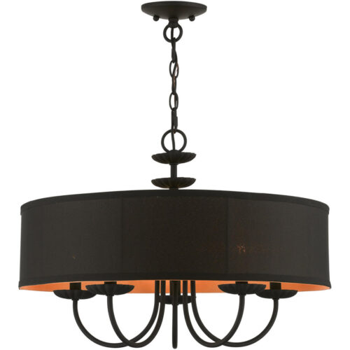 45125-04_01 45125-04 5 Light Black Pendant Chandelier-Lighting LumensChandeliers