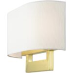 45221-12 2 Light Satin Brass Medium ADA Sconce-Lighting LumensWall Sconces