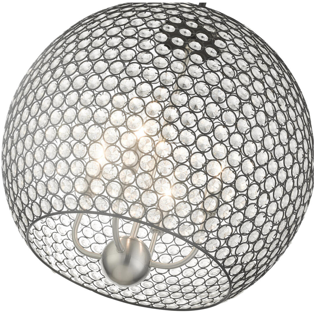 45724-04 4 Light Black Pendant-Lighting LumensPendant Lights