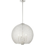 45724-91_03 45724-91 4 Light Brushed Nickel Pendant-Lighting LumensPendant Lights