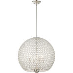 45724-91_04 45724-91 4 Light Brushed Nickel Pendant-Lighting LumensPendant Lights