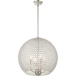 45724-91_05 45724-91 4 Light Brushed Nickel Pendant-Lighting LumensPendant Lights