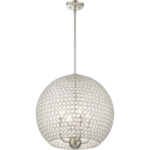 45724-91_05 45724-91 4 Light Brushed Nickel Pendant-Lighting LumensPendant Lights