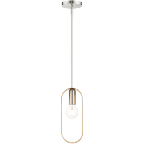 45761-91_03 45761-91 1 Light Brushed Nickel Pendant-Lighting LumensPendant Lights