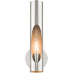 45891-91 1 Light Brushed Nickel ADA Single Sconce-Lighting LumensWall Sconces