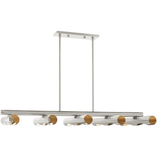 45898-91_02 45898-91 10 Light Brushed Nickel Linear Chandelier-Lighting LumensChandeliers