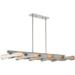 45898-91_04 45898-91 10 Light Brushed Nickel Linear Chandelier-Lighting LumensChandeliers