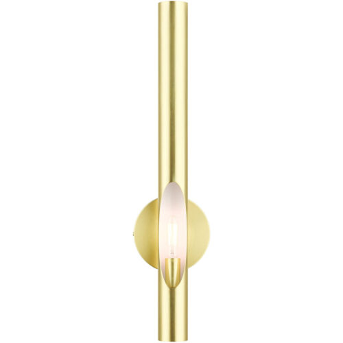 45911-12_01 45911-12 1 Light Satin Brass  ADA Single Sconce-Lighting LumensWall Sconces