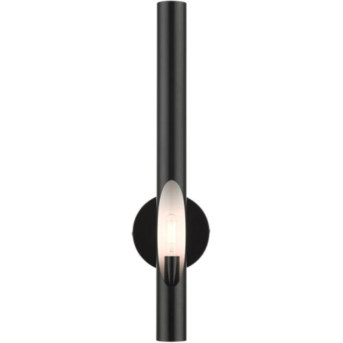45911-68_01 45911-68 1 Light Shiny Black ADA Single Sconce-Lighting LumensWall Sconces