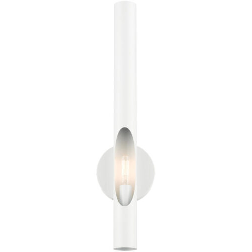 45911-69_03 45911-69 1 Light Shiny White ADA Single Sconce-Lighting LumensWall Sconces