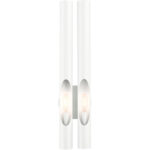 45912-69_01 45912-69 2 Light Shiny White ADA Double Sconce-Lighting LumensWall Sconces