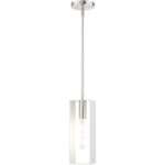 45951-91_01 45951-91 1 Light Brushed Nickel Pendant-Lighting LumensPendant Lights