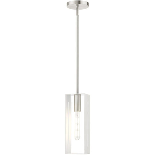 45951-91_01 45951-91 1 Light Brushed Nickel Pendant-Lighting LumensPendant Lights