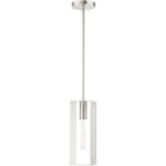 45951-91_02 45951-91 1 Light Brushed Nickel Pendant-Lighting LumensPendant Lights