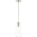45951-91_03 45951-91 1 Light Brushed Nickel Pendant-Lighting LumensPendant Lights
