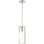 45951-91_04 45951-91 1 Light Brushed Nickel Pendant-Lighting LumensPendant Lights