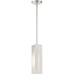 45951-91_06 45951-91 1 Light Brushed Nickel Pendant-Lighting LumensPendant Lights