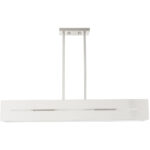 45957-91_02 45957-91 4 Light Brushed Nickel Linear Chandelier-Lighting LumensChandeliers