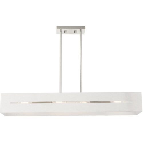 45957-91_03 45957-91 4 Light Brushed Nickel Linear Chandelier-Lighting LumensChandeliers