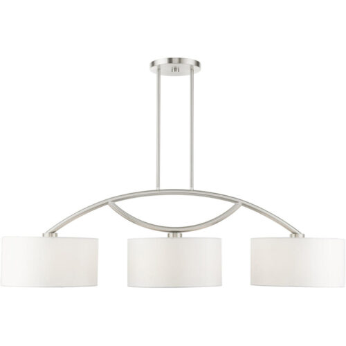 45983-91_03 45983-91 3 Light Brushed Nickel Linear Chandelier-Lighting LumensChandeliers