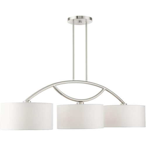 45983-91_04 45983-91 3 Light Brushed Nickel Linear Chandelier-Lighting LumensChandeliers