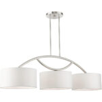 45983-91_05 45983-91 3 Light Brushed Nickel Linear Chandelier-Lighting LumensChandeliers