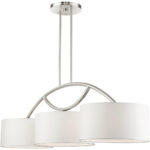 45983-91_06 45983-91 3 Light Brushed Nickel Linear Chandelier-Lighting LumensChandeliers