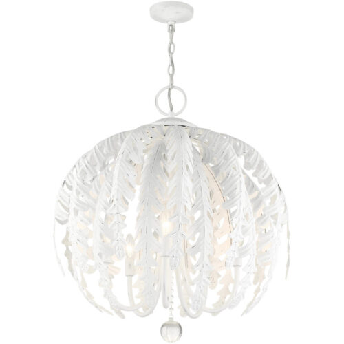 46235-60 5 Light Antique White Chandelier-Lighting LumensChandeliers