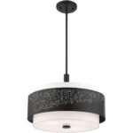 46254-04 4 Light Black Chandelier-Lighting LumensChandeliers