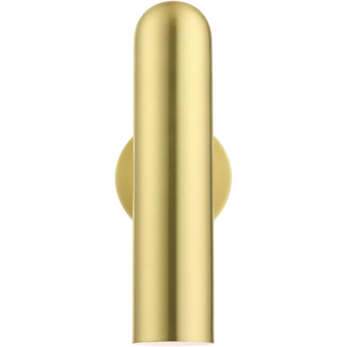 46750-12 1 Light Satin Brass  ADA Single Sconce-Lighting LumensWall Sconces